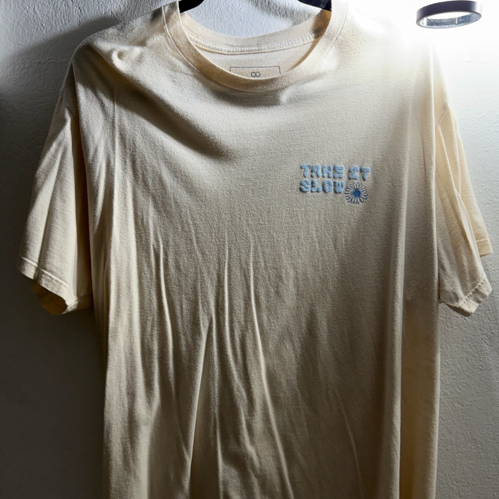 Try It Slow Cream T-Shirt